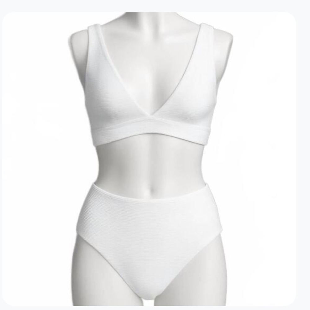 Rumer the label- Cassidy Bralette Bikini Top- white- M